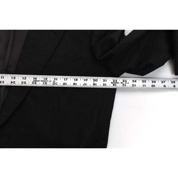 ERMENEGILDO ZEGNA Louis Boston Dark Gray Sport Coat Blazer Size 44R 100% Wool - Picture 9 of 12